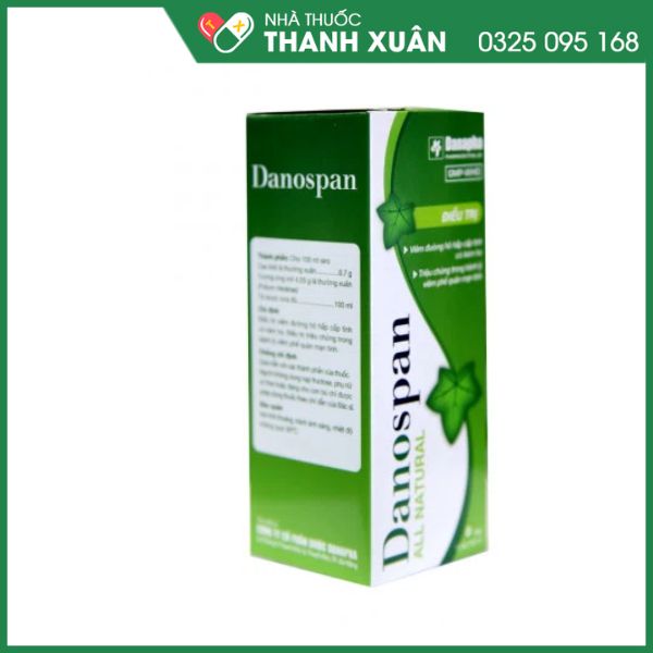 Danospan trị viêm đường hô hấp cấp tính